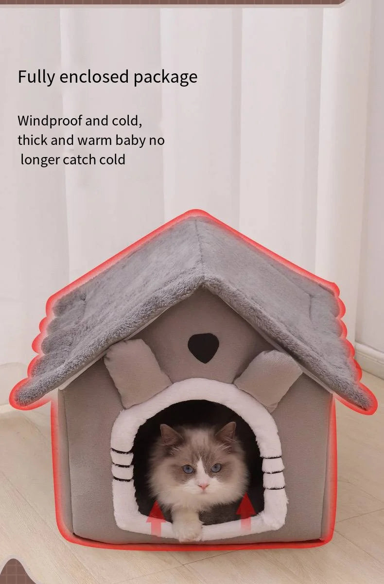 CozyNest™ Removable & Washable Pet House