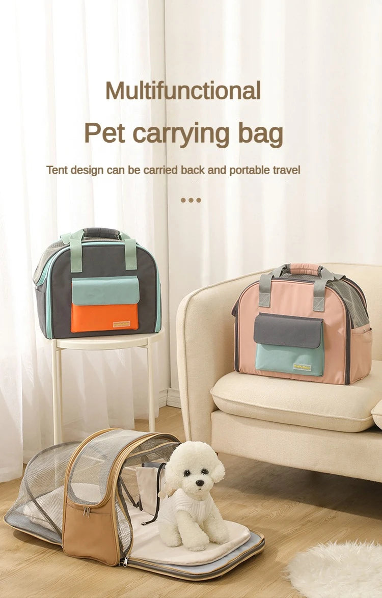 ComfyPet™ Multifunctional Pet Carrier – Breathable Shoulder Bag for Cats & Dogs