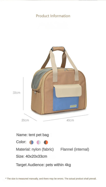 ComfyPet™ Multifunctional Pet Carrier – Breathable Shoulder Bag for Cats & Dogs