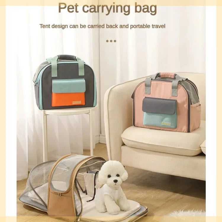 ComfyPet™ Multifunctional Pet Carrier – Breathable Shoulder Bag for Cats & Dogs